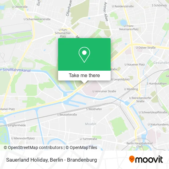 Sauerland Holiday map