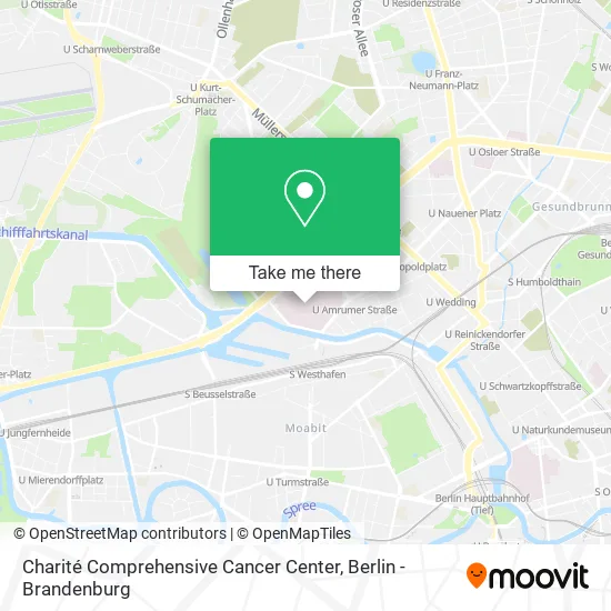 Карта Charité Comprehensive Cancer Center