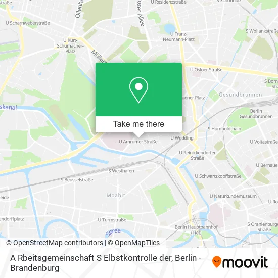 Карта A Rbeitsgemeinschaft S Elbstkontrolle der