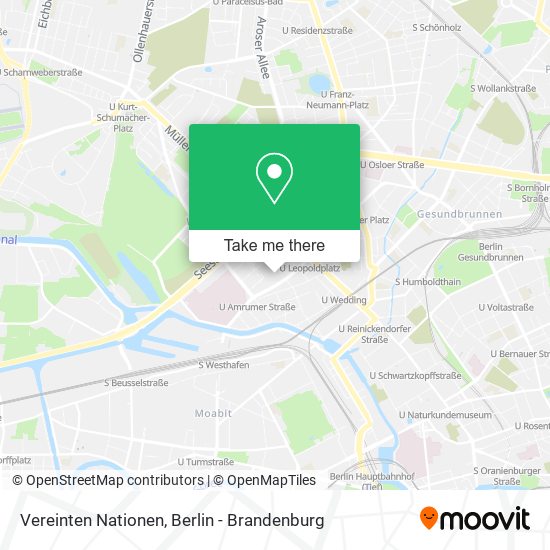 Vereinten Nationen map