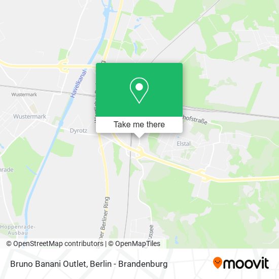 Bruno Banani Outlet map