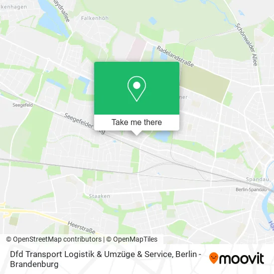 Карта Dfd Transport Logistik & Umzüge & Service