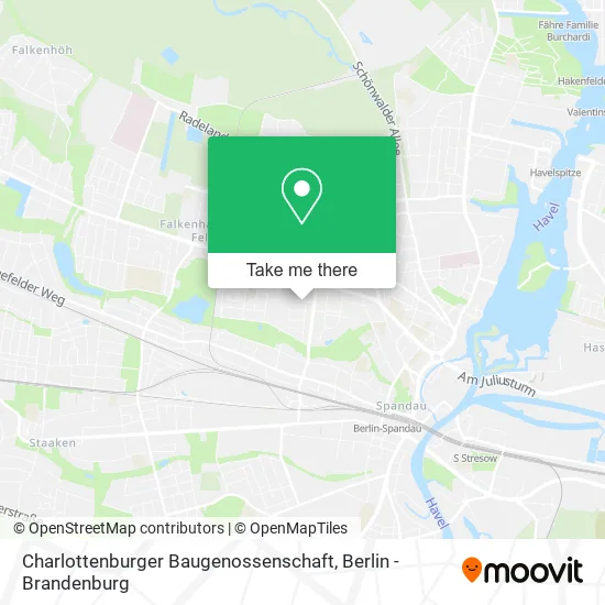 Карта Charlottenburger Baugenossenschaft