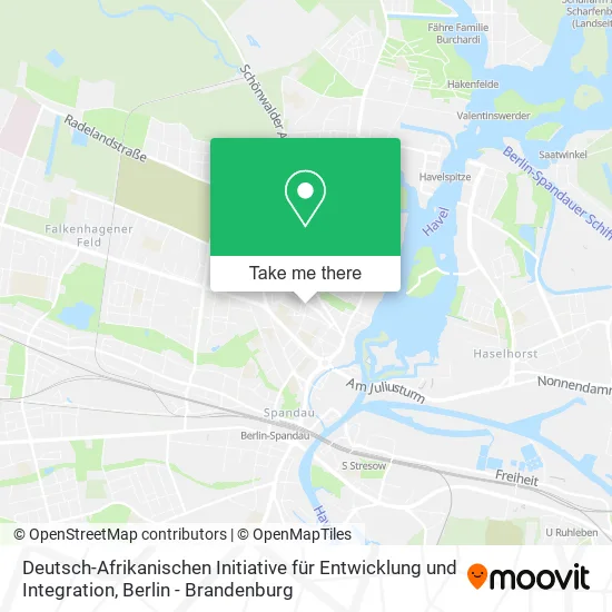 Карта Deutsch-Afrikanischen Initiative für Entwicklung und Integration