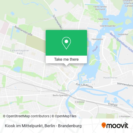 Kiosk im Mittelpunkt map