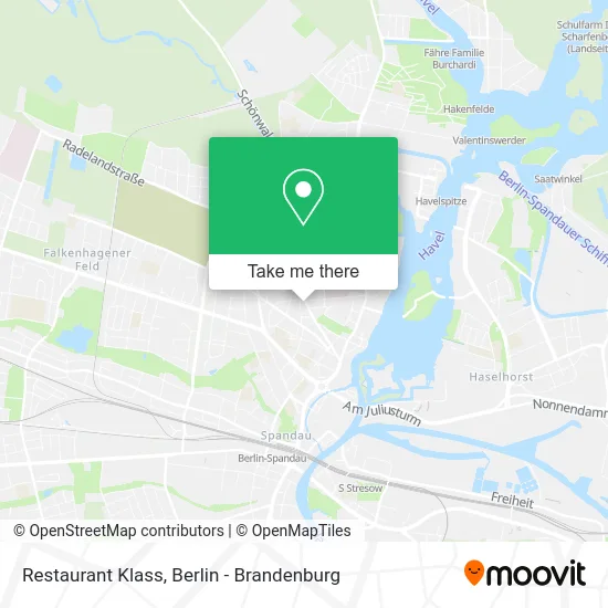 Restaurant Klass map