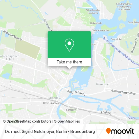 Карта Dr. med. Sigrid Geldmeyer