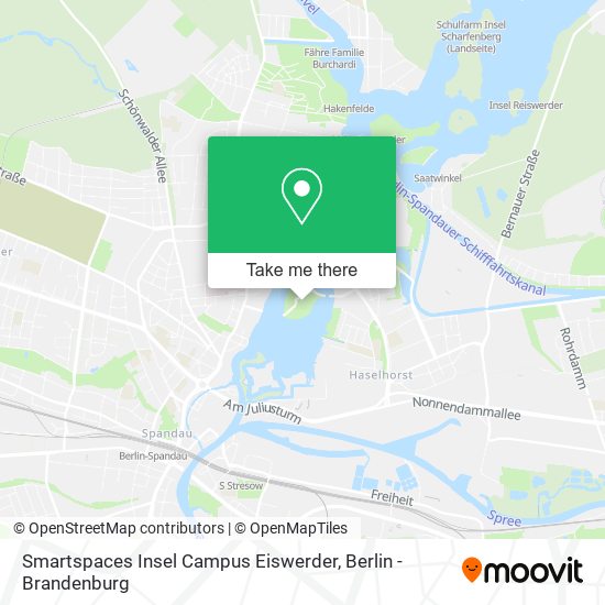 Карта Smartspaces Insel Campus Eiswerder