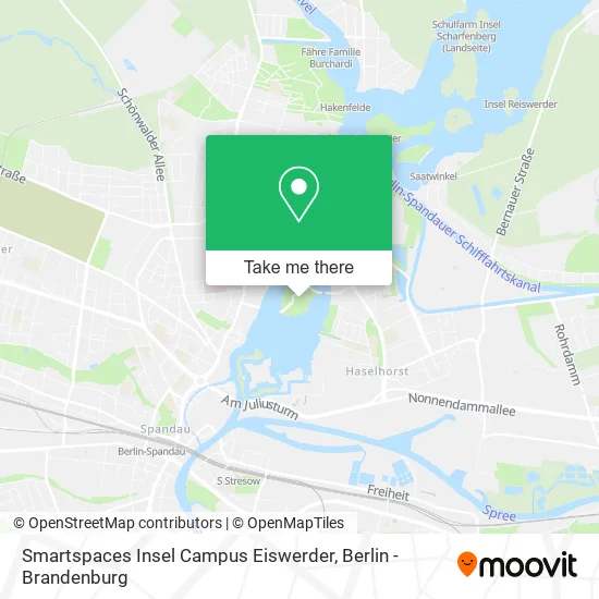 Карта Smartspaces Insel Campus Eiswerder