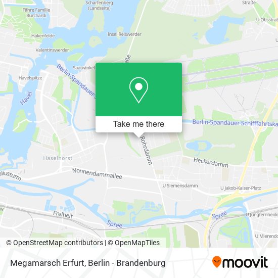 Megamarsch Erfurt map