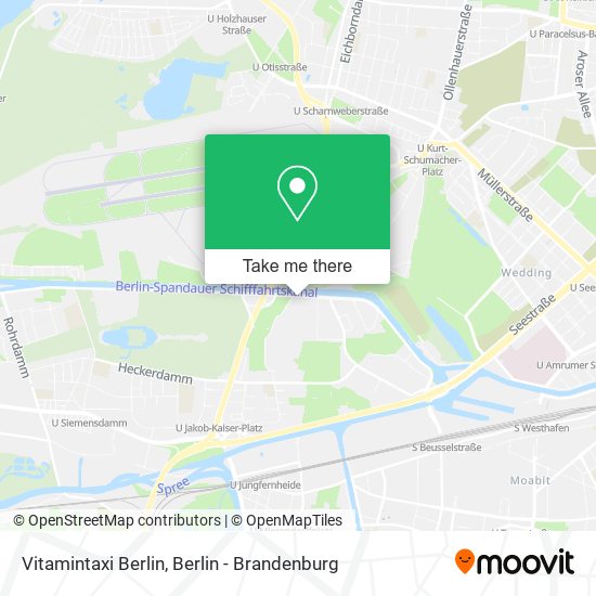 Vitamintaxi Berlin map