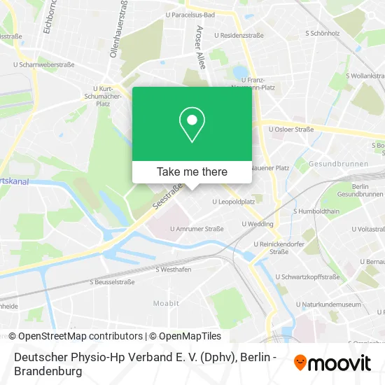 Карта Deutscher Physio-Hp Verband E. V. (Dphv)