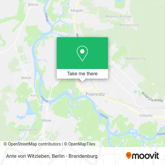 Ante von Witzleben map
