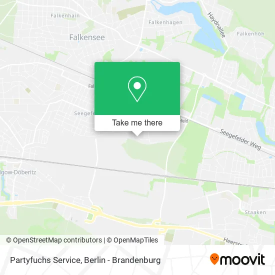 Карта Partyfuchs Service
