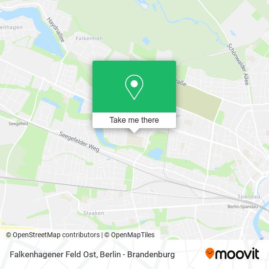 Falkenhagener Feld Ost map