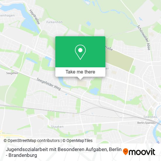 Jugendsozialarbeit mit Besonderen Aufgaben map