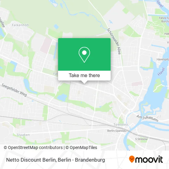 Карта Netto Discount Berlin