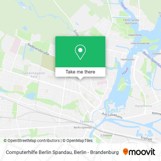 Карта Computerhilfe Berlin Spandau