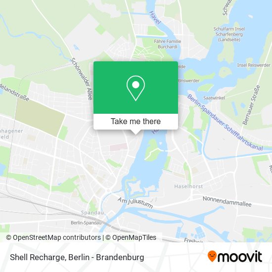 Shell Recharge map