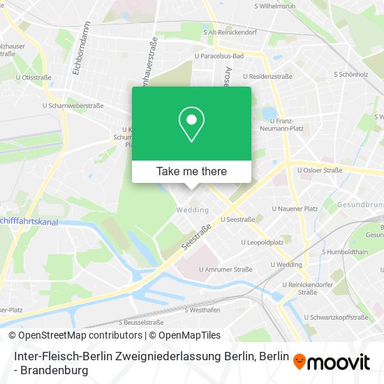 Inter-Fleisch-Berlin Zweigniederlassung Berlin map