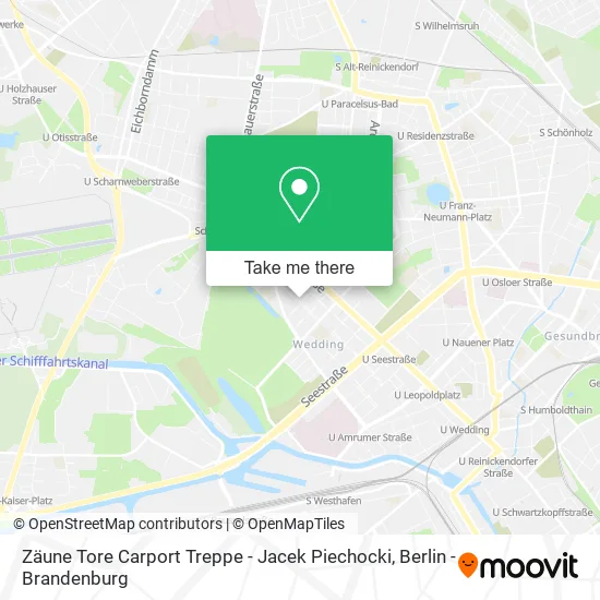 Карта Zäune Tore Carport Treppe - Jacek Piechocki