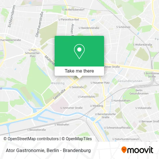 Ator Gastronomie map