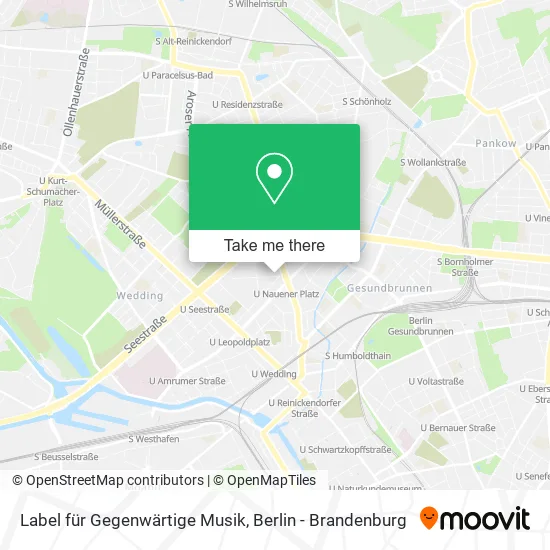 Карта Label für Gegenwärtige Musik