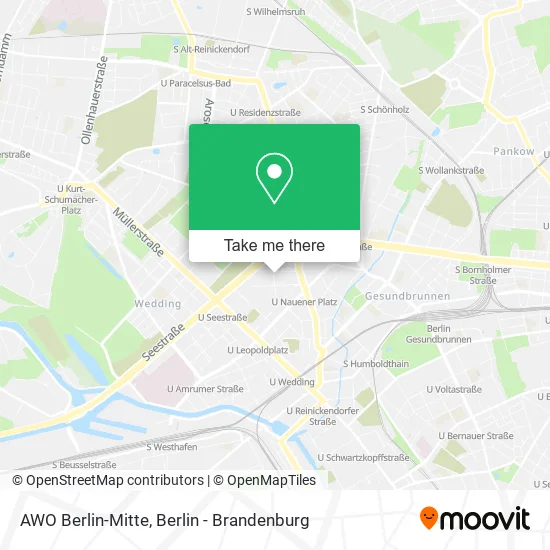 Карта AWO Berlin-Mitte