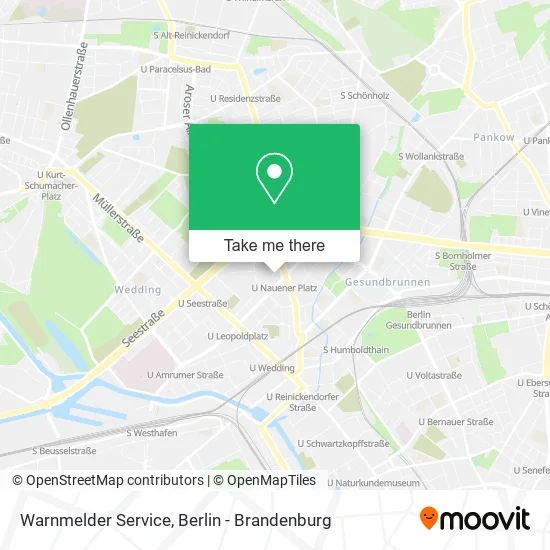 Карта Warnmelder Service