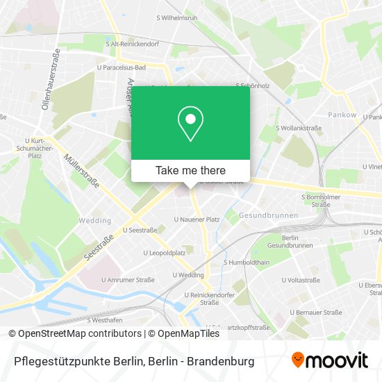 Карта Pflegestützpunkte Berlin