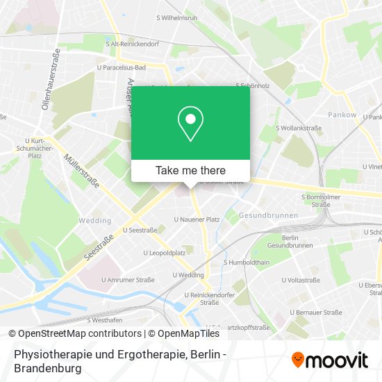 Карта Physiotherapie und Ergotherapie