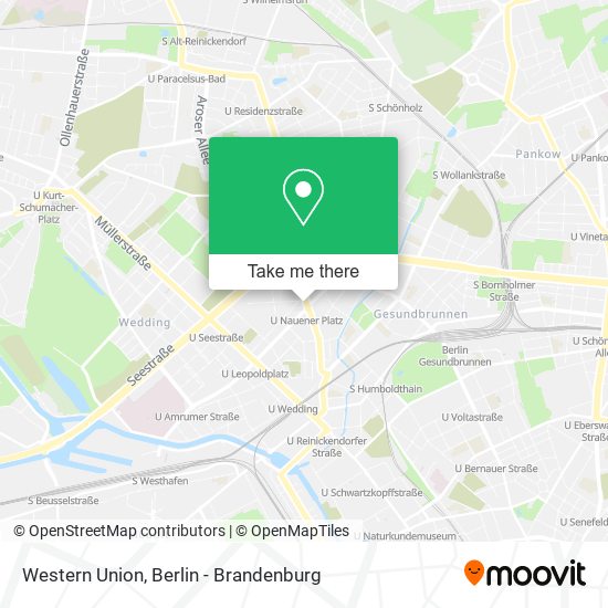 Western Union map