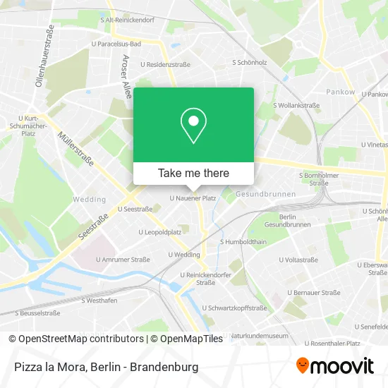 Pizza la Mora map