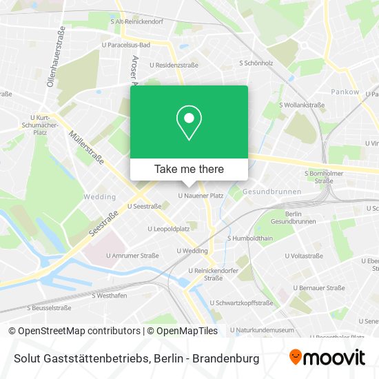 Solut Gaststättenbetriebs map