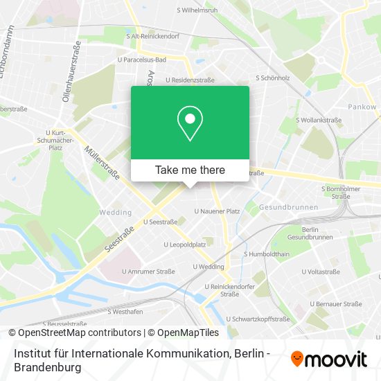 Institut für Internationale Kommunikation map