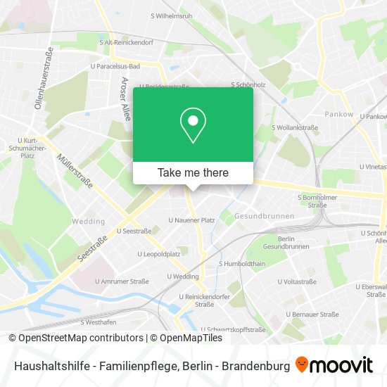 Haushaltshilfe - Familienpflege map