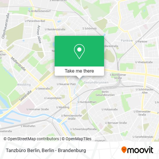 Tanzbüro Berlin map