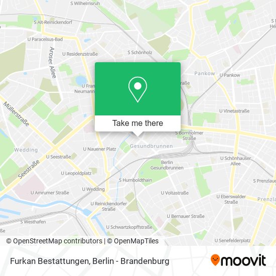 Furkan Bestattungen map