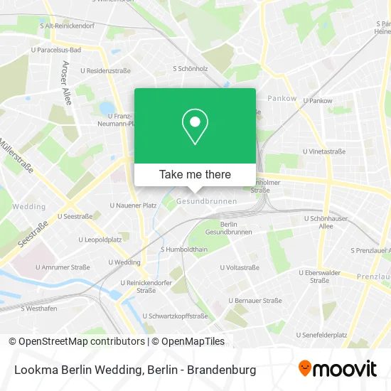 Lookma Berlin Wedding map