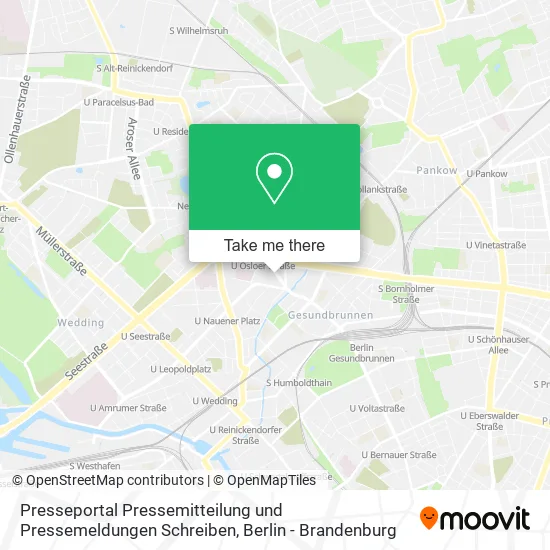 Карта Presseportal Pressemitteilung und Pressemeldungen Schreiben