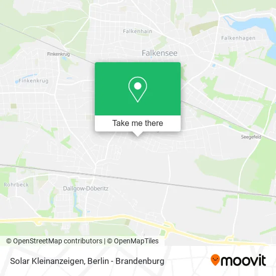 Карта Solar Kleinanzeigen