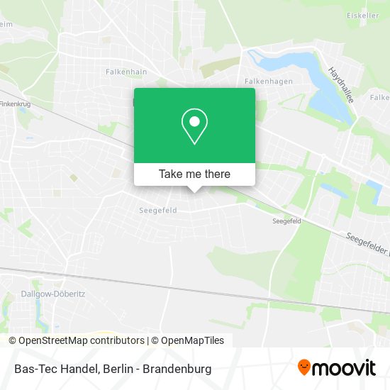 Bas-Tec Handel map