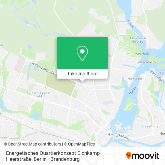 Карта Energetisches Quartierkonzept Eichkamp-Heerstraße