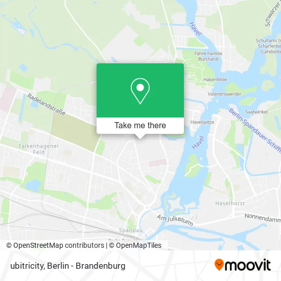 Карта ubitricity