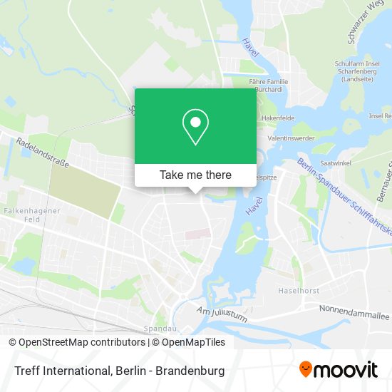 Treff International map