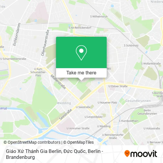 Карта Giáo Xứ Thánh Gia Berlin, Đức Quốc