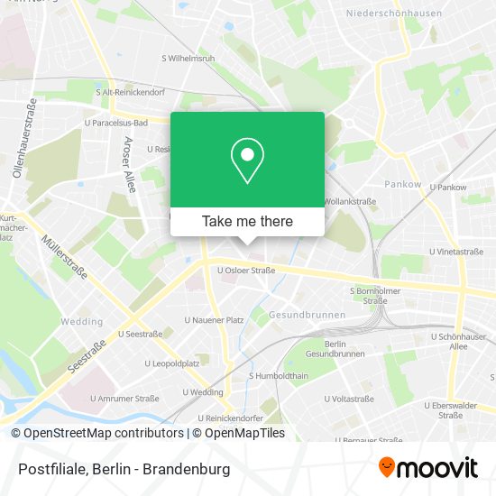 Postfiliale map
