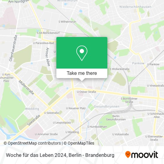 Woche für das Leben 2024 map