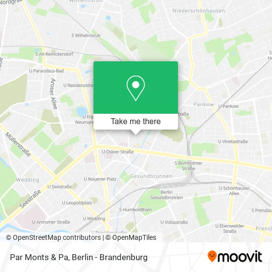 Карта Par Monts & Pa