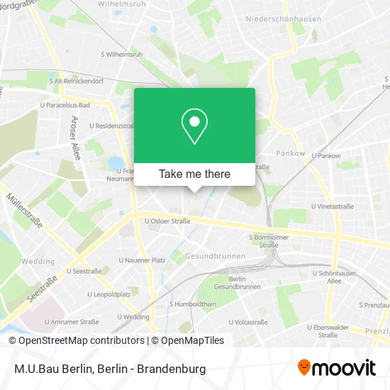 Карта M.U.Bau Berlin